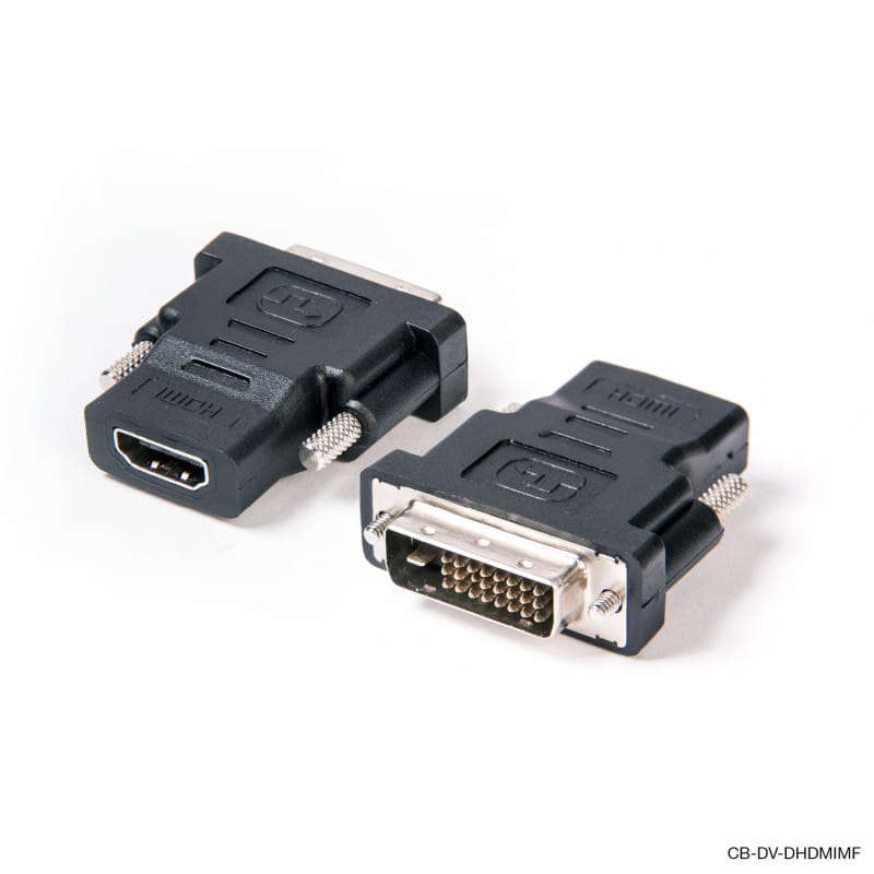 Connect DVI-D to HDMI Adapter (Male to Female)