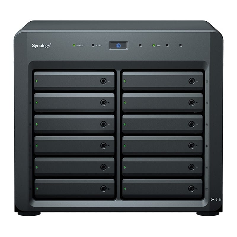 Synology DX1215 II 12-Bay Diskless NAS Expansion Unit
