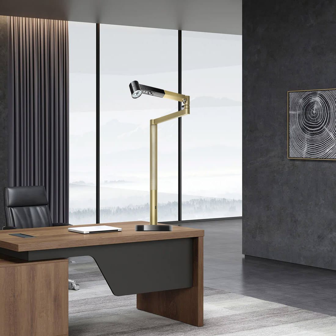 Dyson Solarcycle Morp Desk Light - Black/Brass