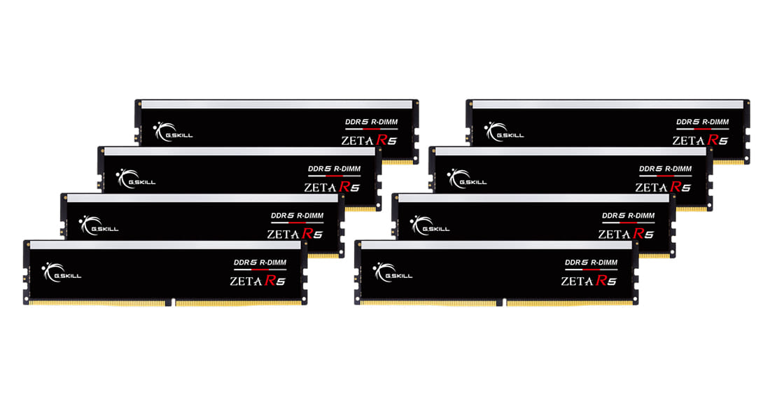 G.Skill Zeta R5 384GB (8x48GB) DDR5-6400 RDIMM Memory