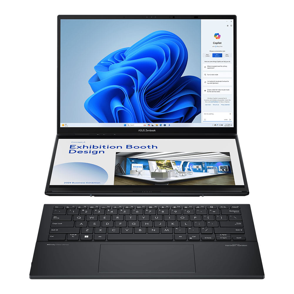 Asus Zenbook Duo 14" 3K OLED, Intel Core Untra 9 185H, 32GB RAM, 1TB SSD, Windows 11 Home