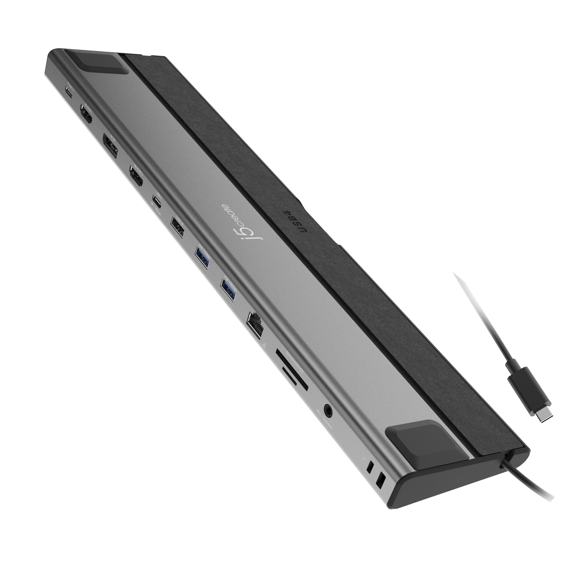 J5 Create USB4 Triple 4K Display Docking Station