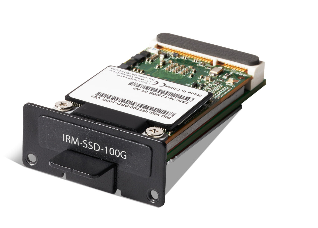 Cisco 100GB mSATA SSD Storage Module For Industrial Routers