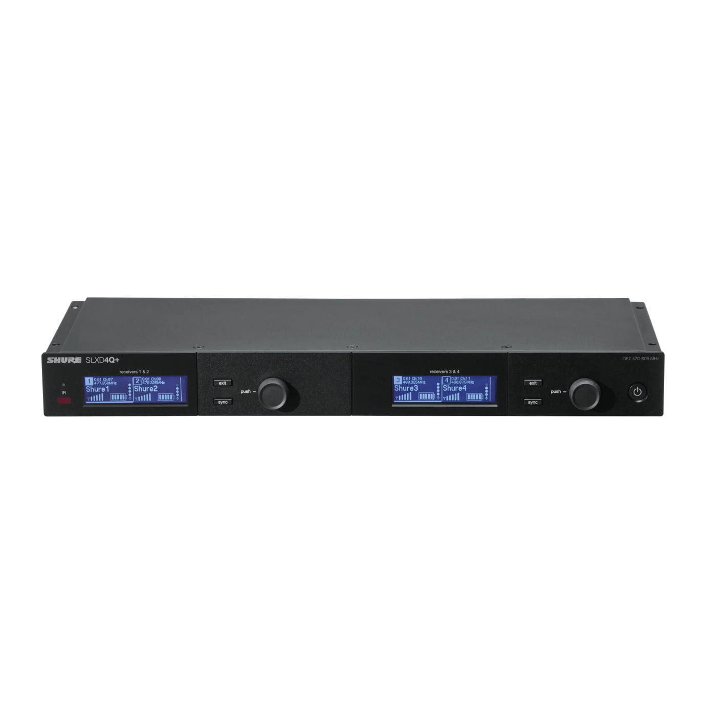 Shure SLXD4Q+ Quad Channel Receiver