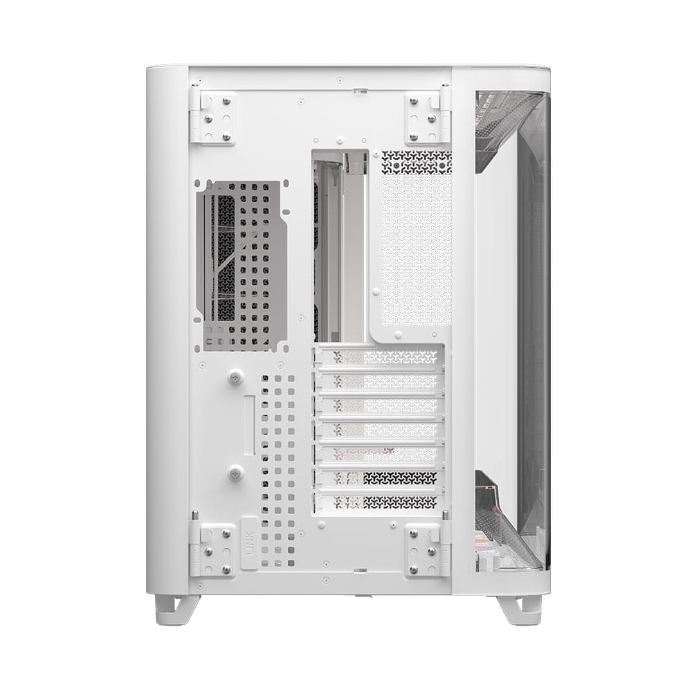 Corsair AIR 5400 RS-R ARGB Tempered Glass Mid-Tower ATX PC Case - White