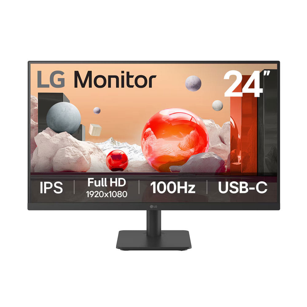 LG 24" IPS Full HD monitor with USB-C
