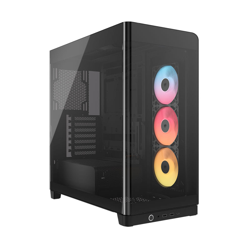Corsair FRAME 4500X RS-R ARGB Panoramic Glass Mid-Tower ATX PC Case - Black
