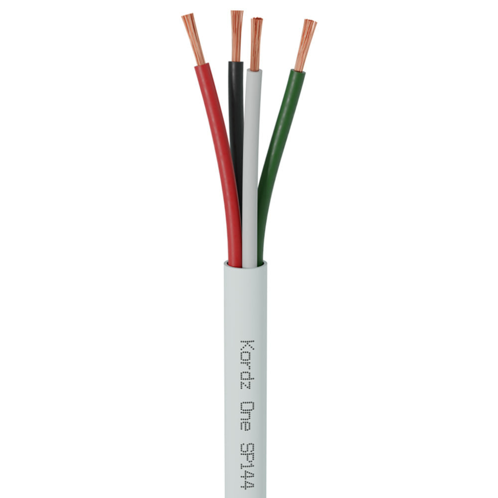 Kordz ONE 16AWG 4C Speaker Cable 152.5m Box - White
