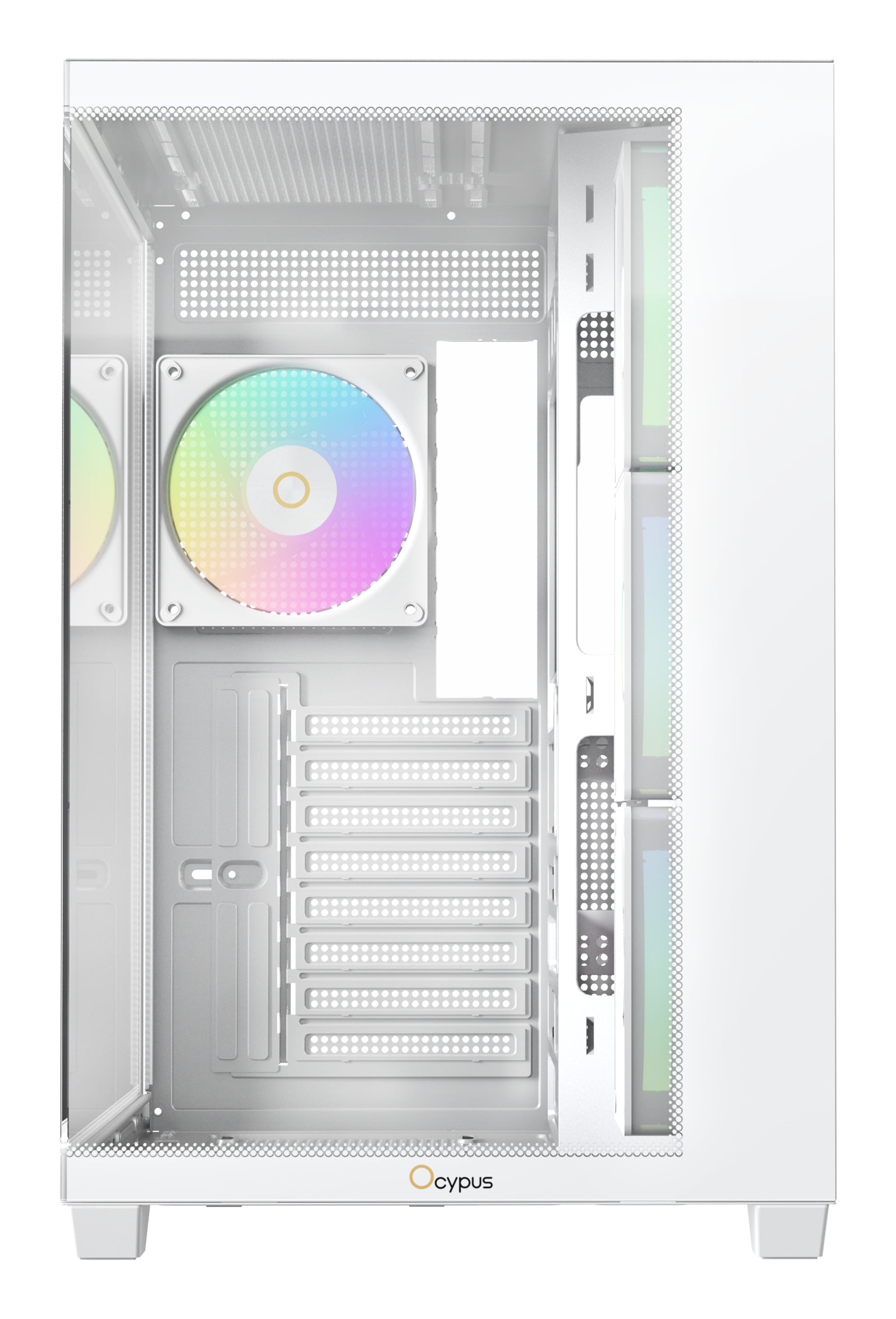 Ocypus Gamma C74 ARGB Mid Tower ATX Case - White