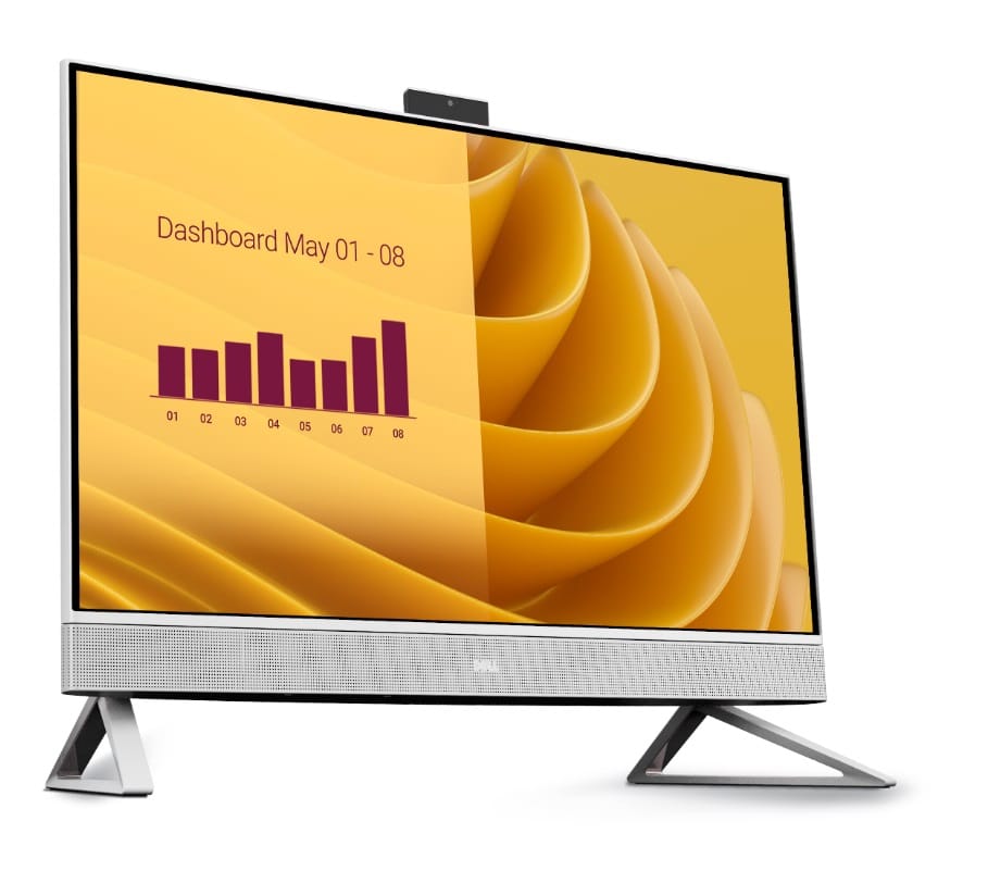 Dell 27 EC27250 27" FHD All-In-One Non-Touch Desktop PC, i5-1334U, 16GB RAM, 512GB SSD, Windows 11 Pro