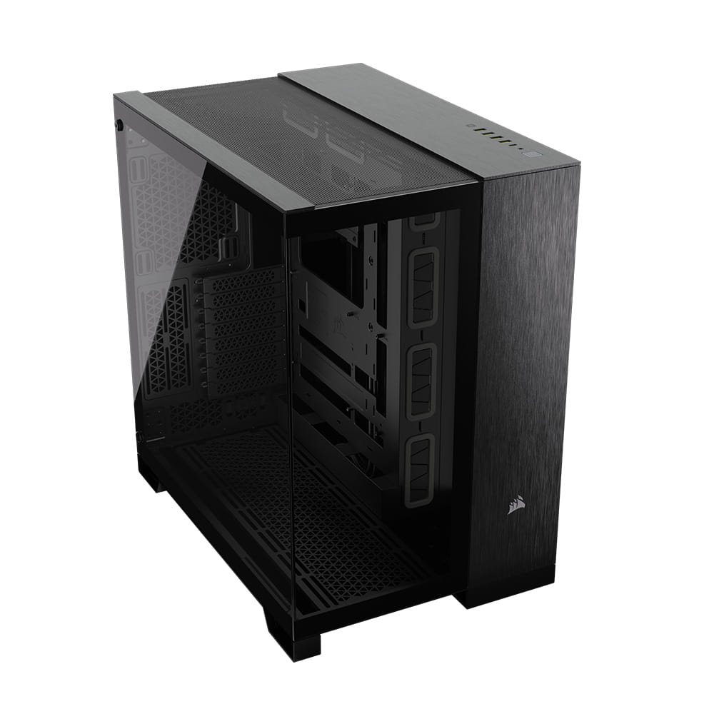 Corsair 6500X Mid-Tower Case - Black/Obsidian Aluminium