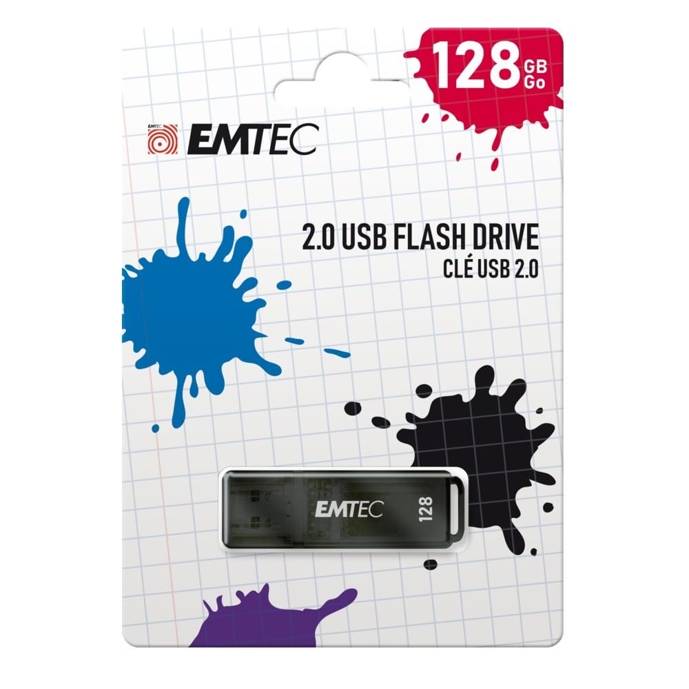 Emtec K100 USB 2.0 128GB USB 2.0 Flash Drive