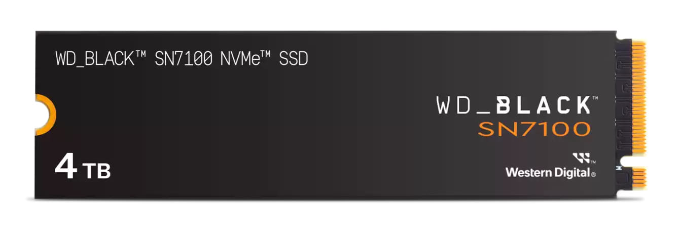 Western Digital BLACK SN7100 4TB M.2 Gen4 NVMe Solid State Drive