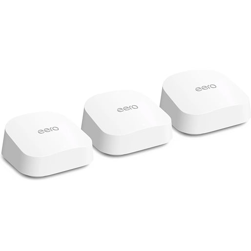 Eeror 7 Router eero 7 Wi-Fi 7 Dual-Band Mesh Router - White 3-Pack