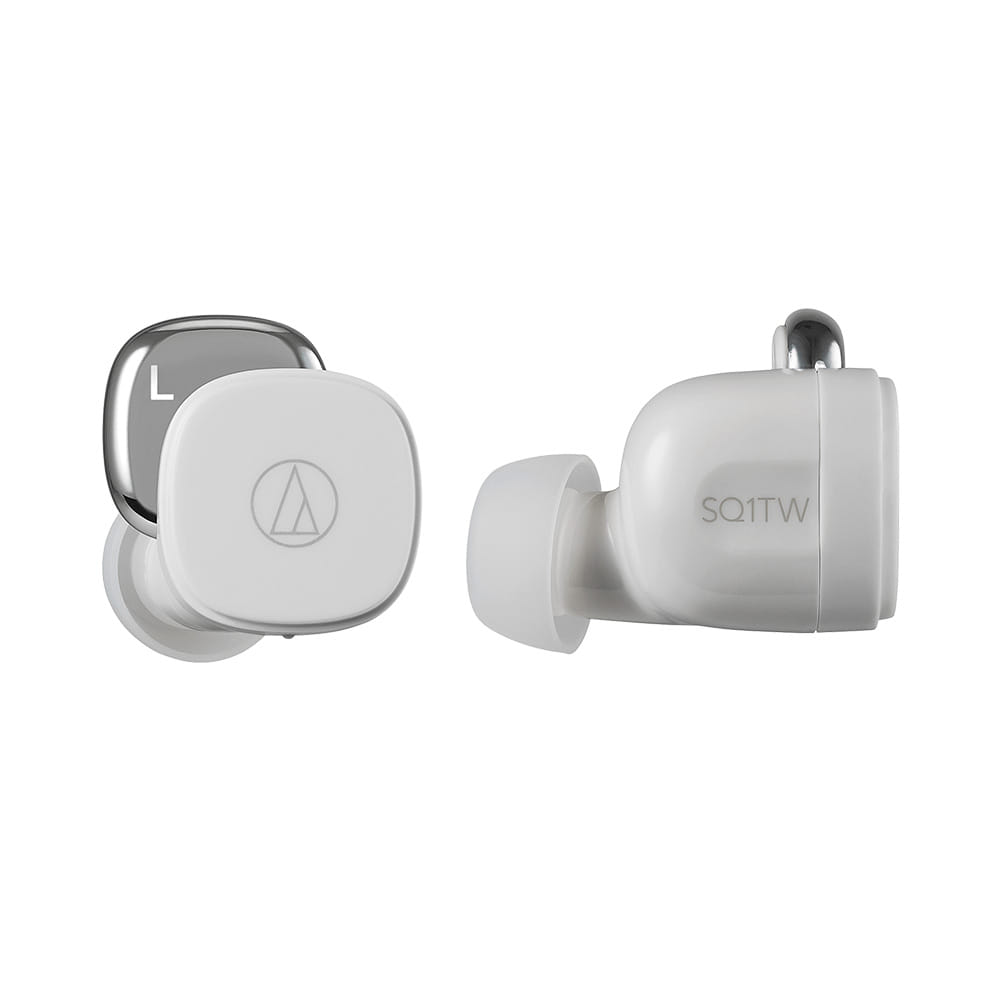 Audio-Technica ATH-SQ1TW True Wireless Earbuds - White

