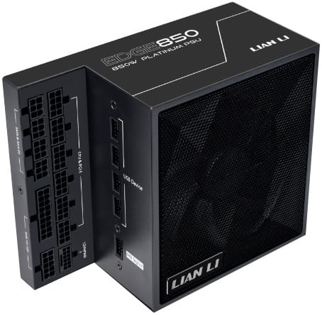 Lian Li Edge 850W Gold Fully Modular Power Supply Unit Black