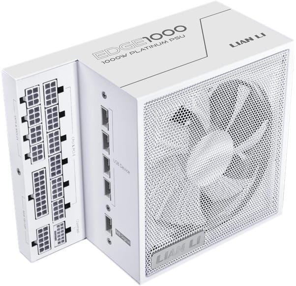 Lian Li Edge 1000W Gold Fully Modular Power Supply Unit White