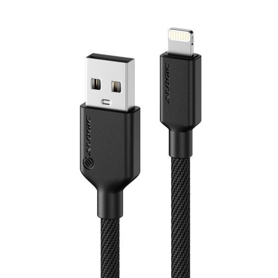 Alogic Elements Pro USB 2.0 USB-A to Lightning 1m Cable - Black