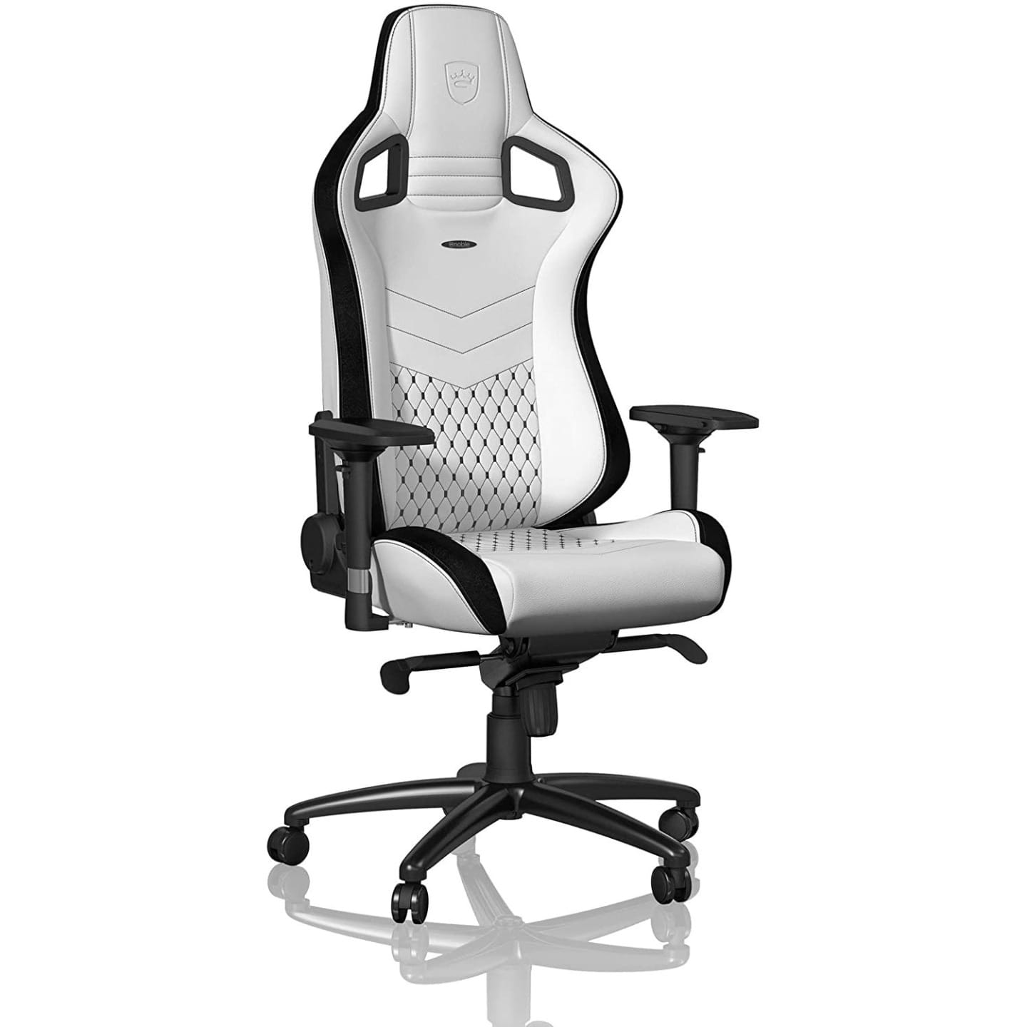 Noblechairs EPIC PU Leather Gaming Chair White/Black