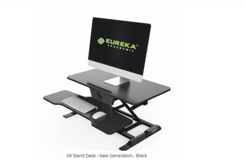ONEX Eureka Sit-Stand Desktop 31" Cross-type-Black