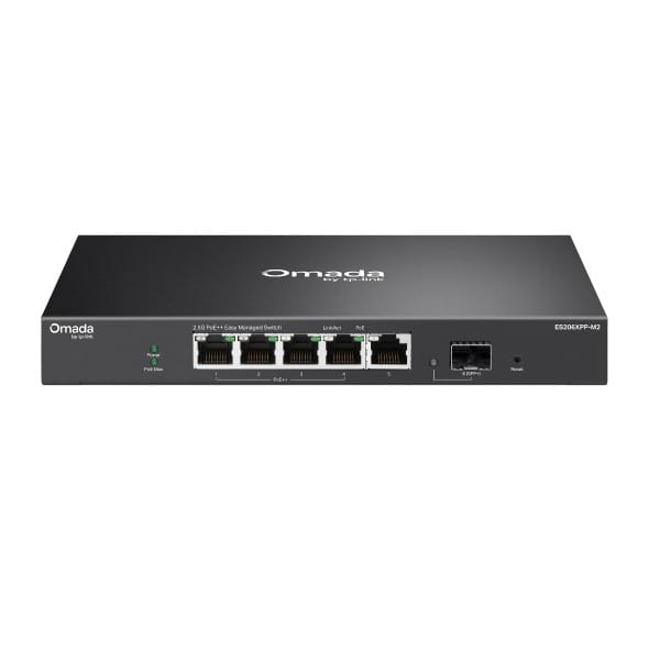 TP-Link Omada 5-Port 2.5GBASE-T and 1-Port 10GE SFP+ Easy Managed Switch with 4-Port PoE++