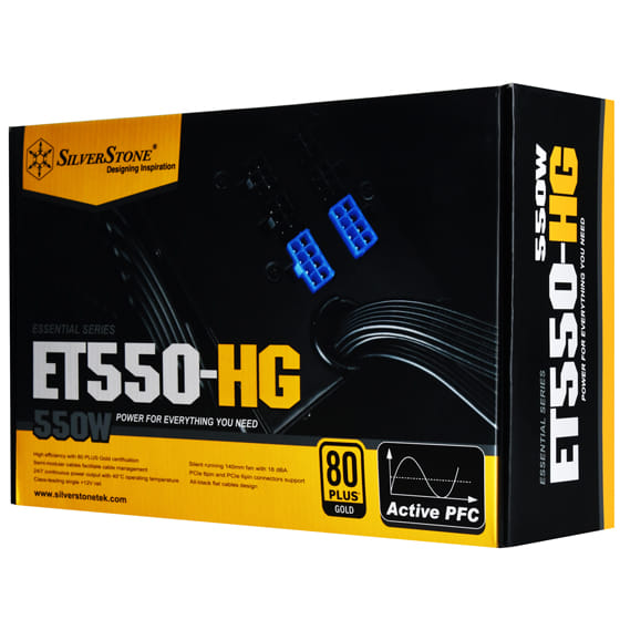 SilverStone 550W Essential Gold Power Supply ET550-HG V1.2