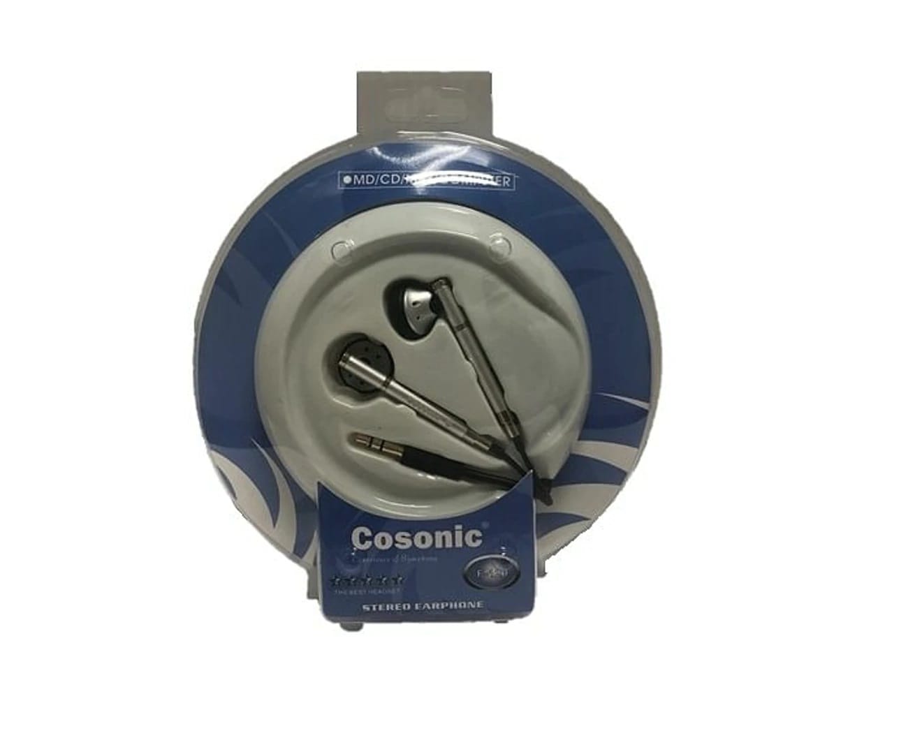 Cosonic F-120 Stereo Earphone - Silver