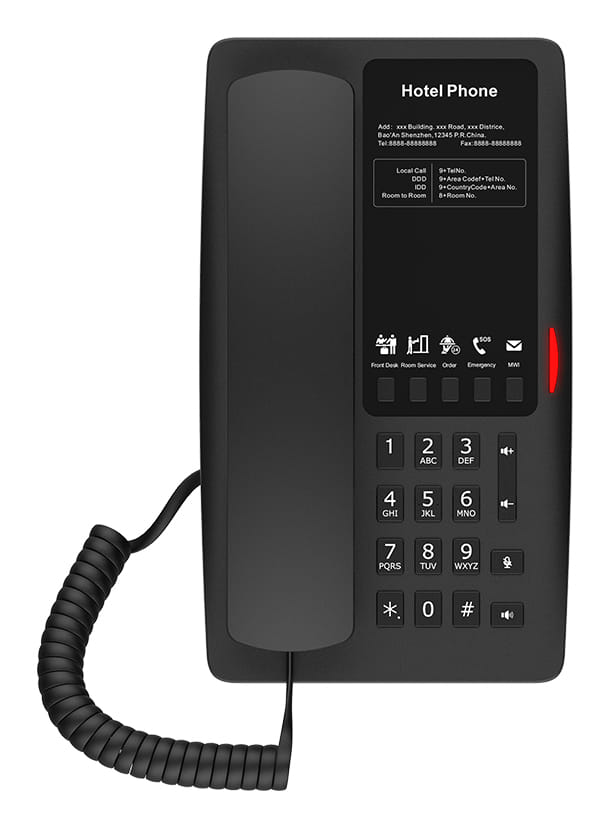 Fanvil H4 Hotel IP Phone Black
