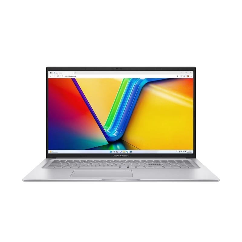 (Manufacturer Refurbished) Asus Vivobook 17 F1704 17.3" FHD IPS Laptop, i7-1355U, 16GB RAM, 1TB SSD, Windows 11 Home - Cool Silver