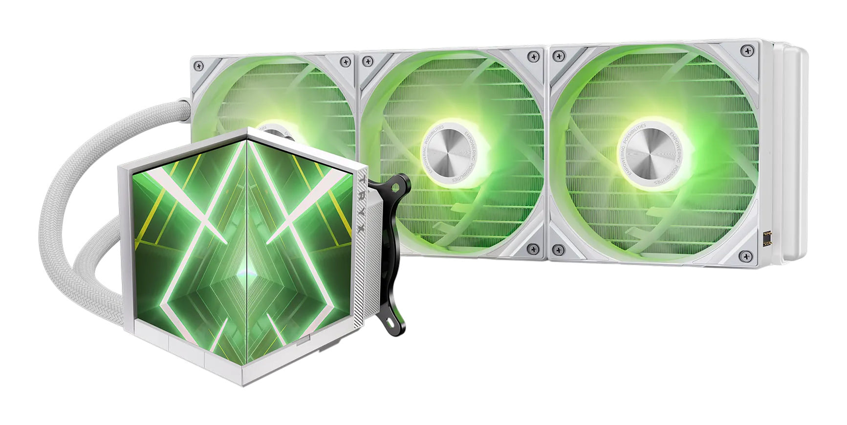 TRYX STAGE 360mm ARGB All-In-One Liquid Cooler - White