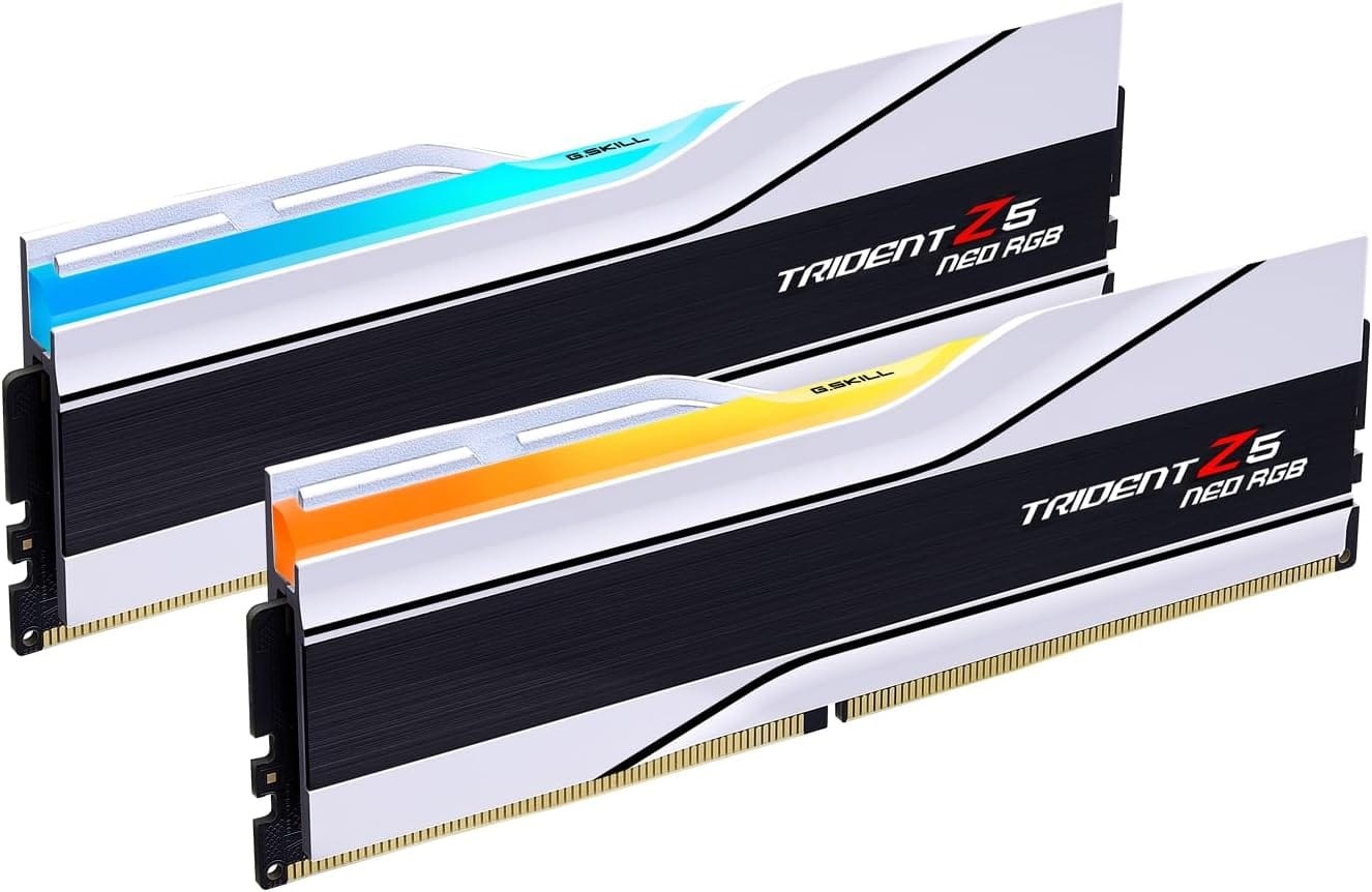 G.Skill Trident Z5 Neo RGB 64GB (2x32GB) DDR5-6000 UDIMM Memory - White