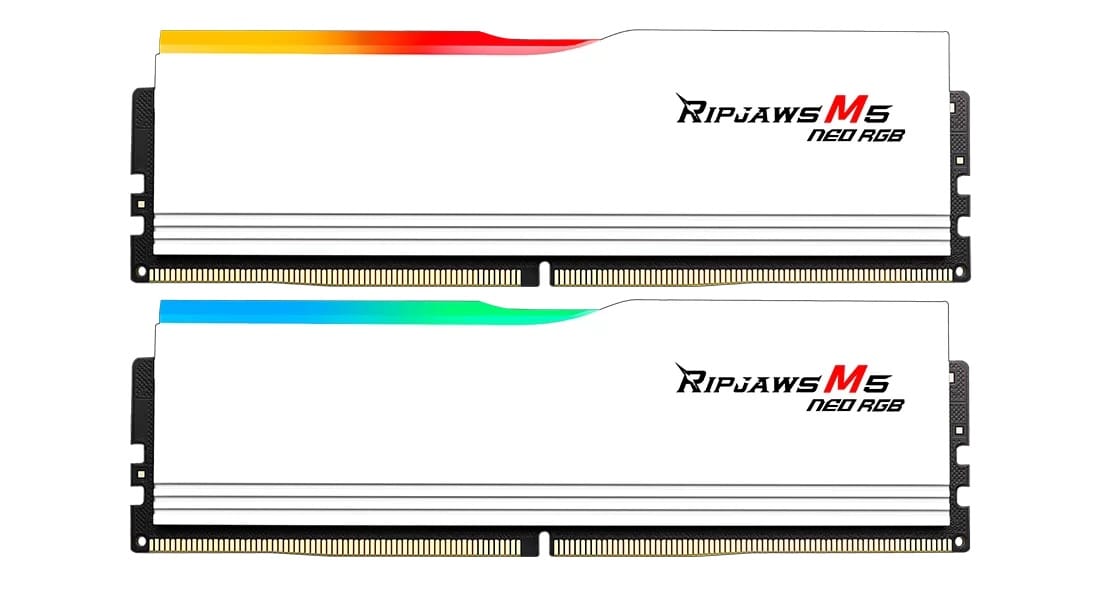 G.Skill Ripjaws M5 Neo RGB 32GB (2X16GB) DDR5-600 White