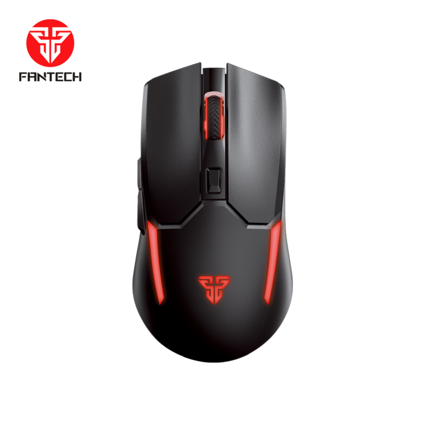 Fantech 2.4Ghz Wireless Gaming PC Mouse Mint Colour Adjustable 2400 DPI Computer Mouse-Black