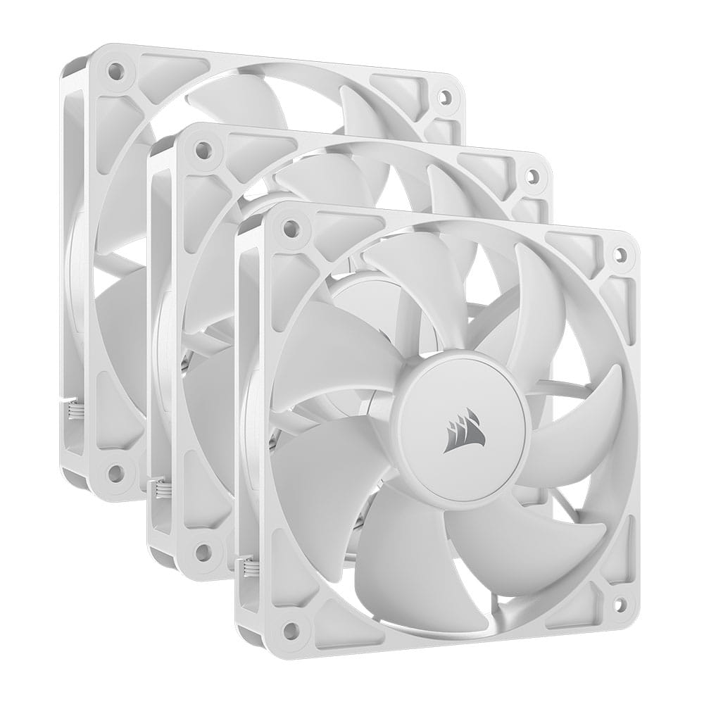 Corsair RS120 120mm PWM Fan White Triple Pack