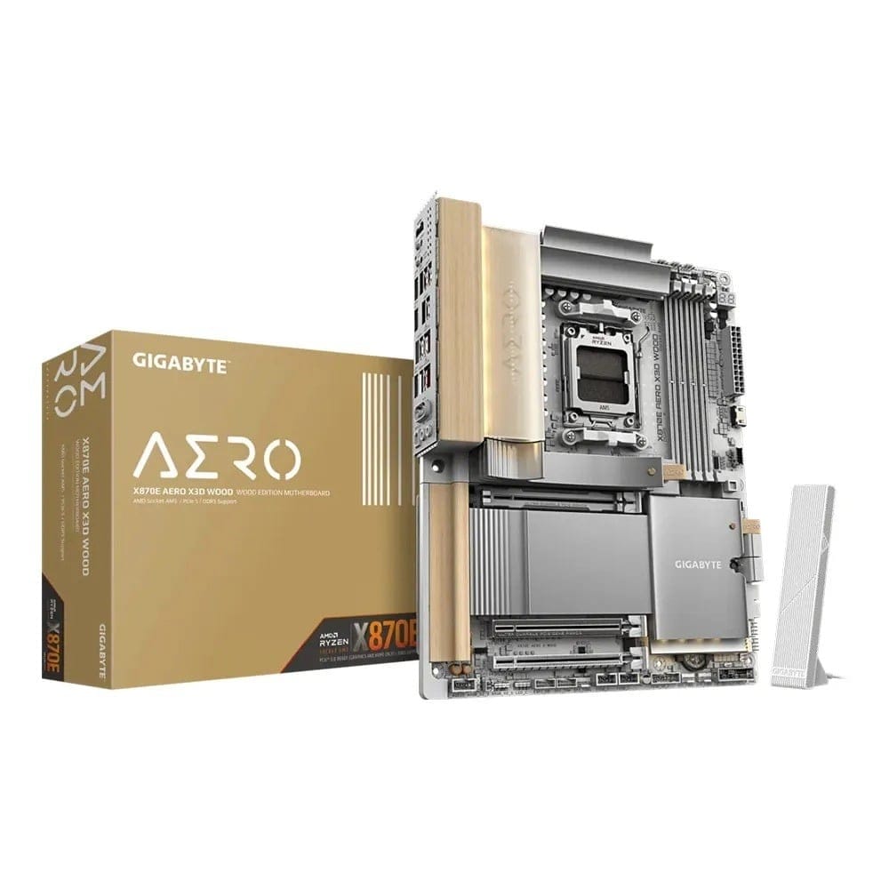 Gigabyte X870E AERO X WOOD AM5 ATX Motherboard