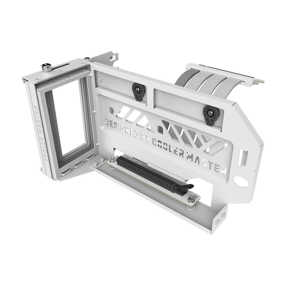 Coolermaster Universal VGA Cardholder V3 +165mm Riser Cable - White