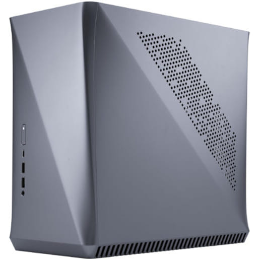 Walnut Computer Case Fractal Design Era ITX Computer Case -Titanium Gray And Walnut