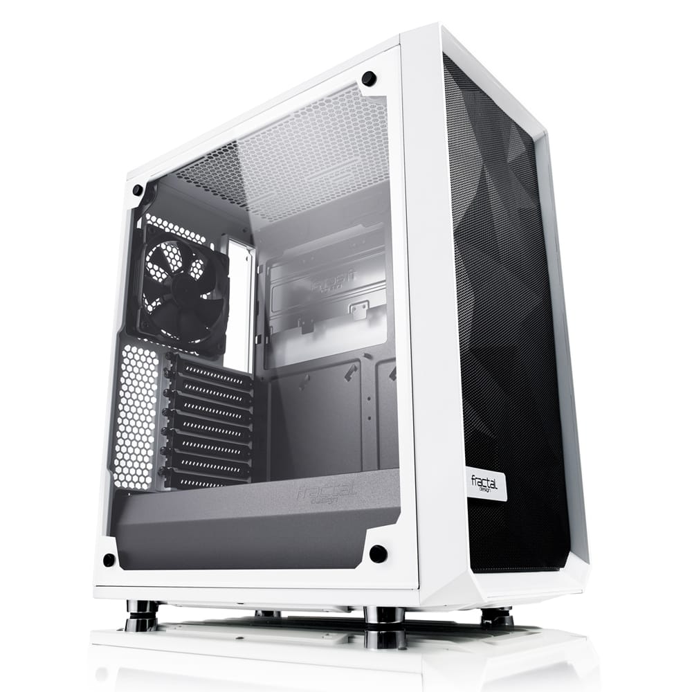 Fractal Design Meshify C White Tempered Glass