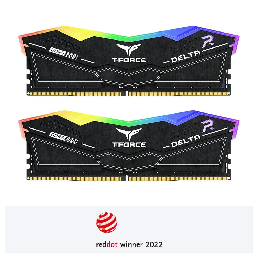 T-Force DELTA RGB DDR5 32GB (2x16GB) 6000MHz CL30 Black
