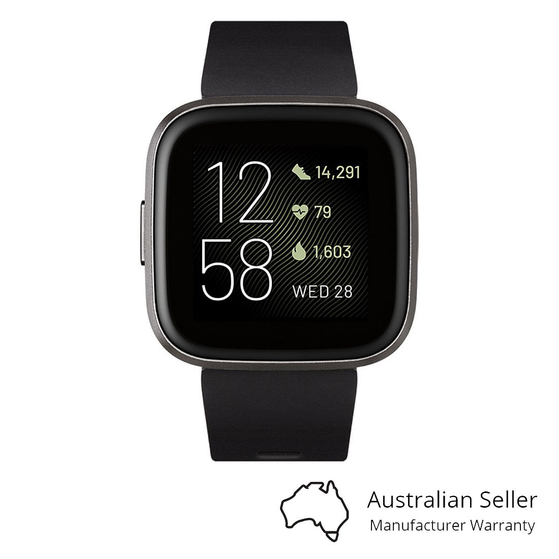 Fitbit versa discount 2 carbon black