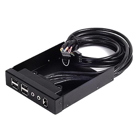 SilverStone 3.5" 4x USB 3.0 Front Bay Black