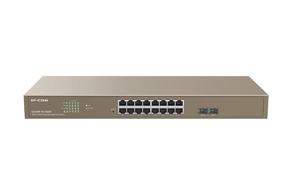 IP-Com 16GE + 2SFP Cloud Managed PoE Switch