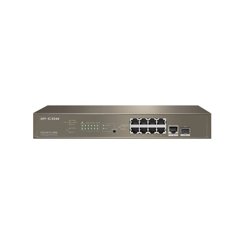 IP-COM G5310P-8-150W L3 Managed PoE Switch