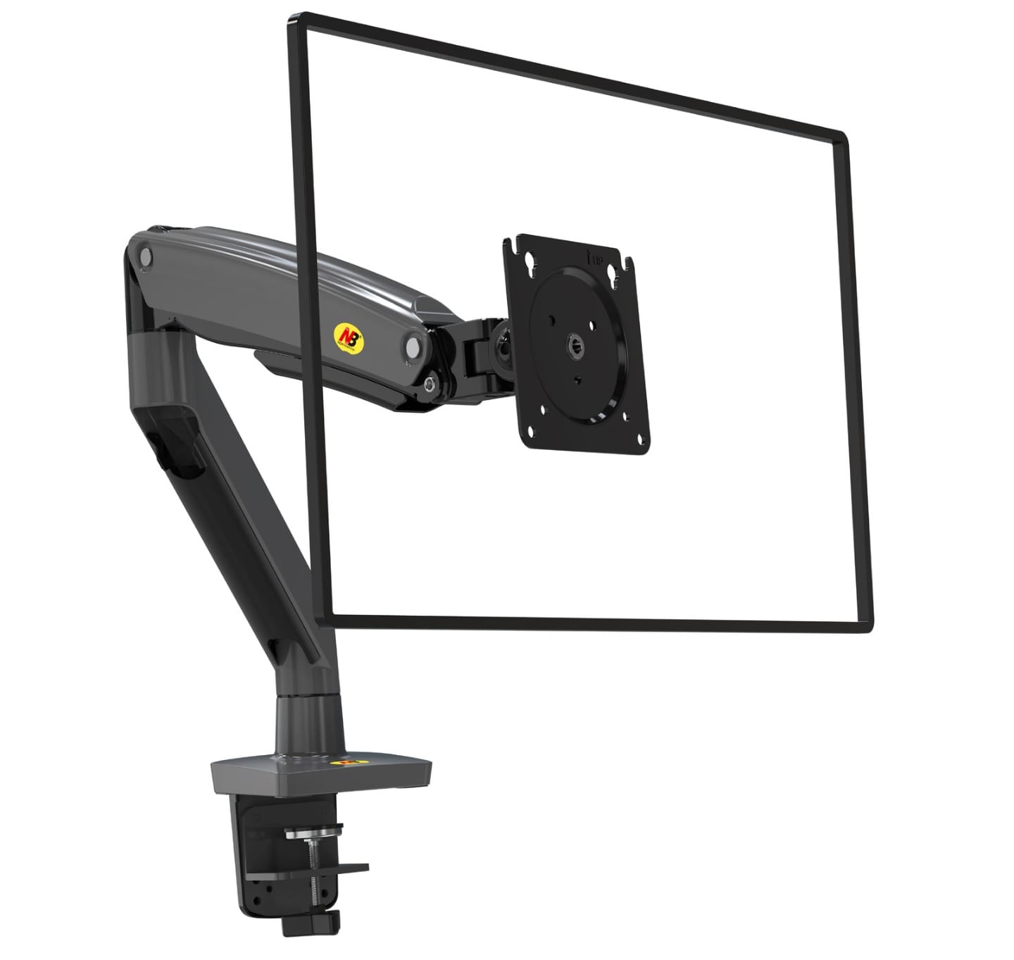 G70 Gas Strut Monitor Mount for 22"-35" Monitors 2-12kg Gunmetal Grey