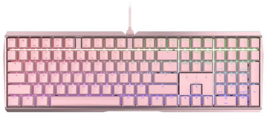 Cherry MX 3.0S RGB Gaming Keyboard Pink Version - MX Blue Switch