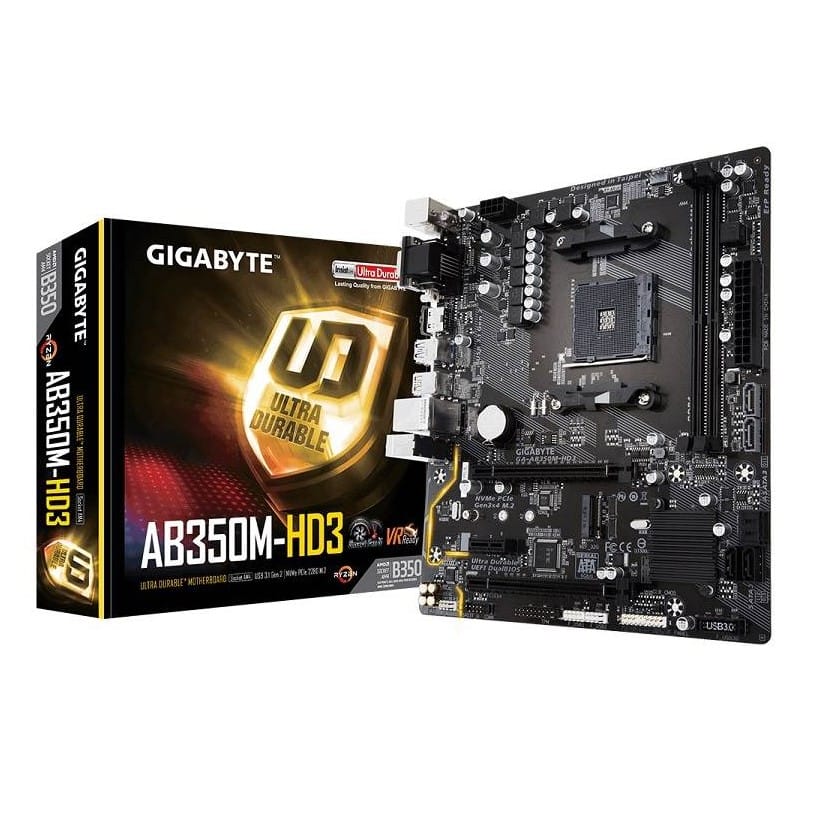 Gigabyte GA-AB350M-HD3 Motherboard