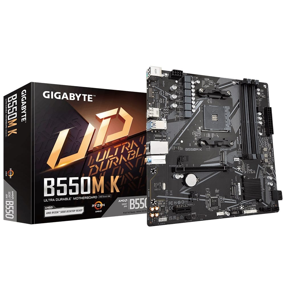 Gigabyte B550M K AM4 Micro-ATX Motherboard