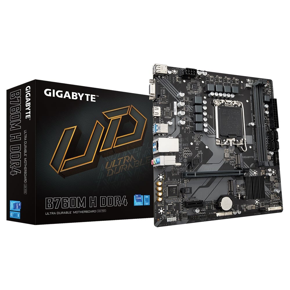 Gigabyte B760M H DDR4 LGA 1700 Micro-ATX Motherboard