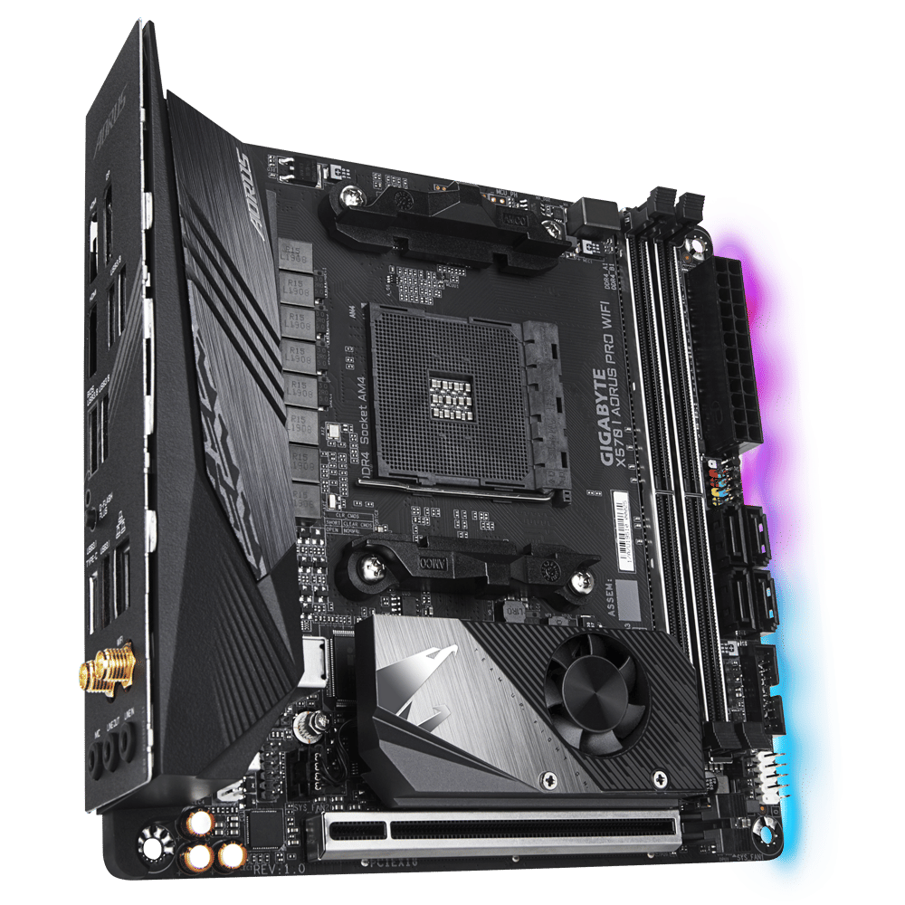 Gigabyte X570 I AORUS PRO WiFi AMD X570 AM4 Mini-ITX Motherboard