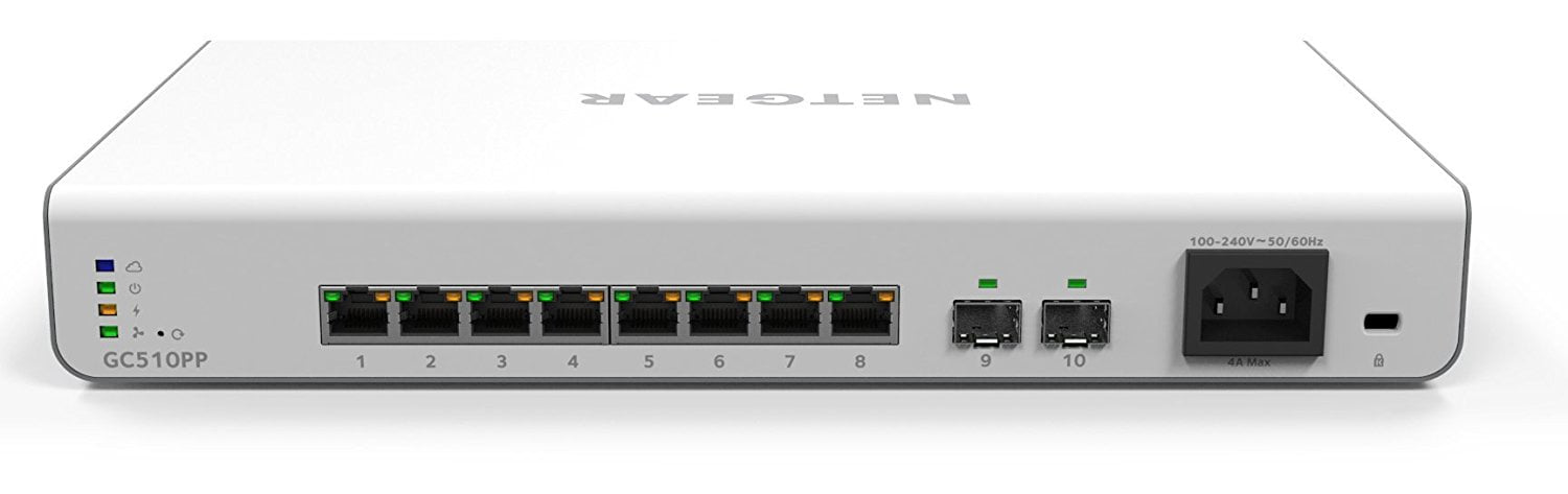 Netgear Insight Managed 8-Port Gigabit Ethernet High-Power PoE+ Smart ...